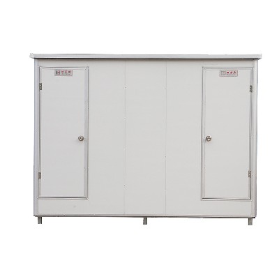 移动双厕所铝合金彩钢板环保厕所城市乡镇工地临时洗手间公共厕所