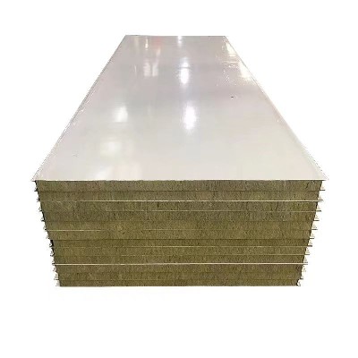 彩钢板荚芯棉净化无尘车间隔墙吊顶保温材料岩棉板泡沫板隔墙下单