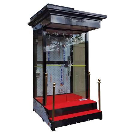 岗亭保安亭户外可移动高档售楼部楼盘站岗岗亭形象高档门卫亭中山