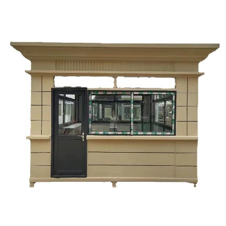 花园户外简易仿古屋凉亭小型房子售货亭保安亭移动公园售票房组装
